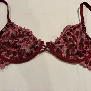 NWOT Savage X Fenty 'Savage Not Sorry' Ultra Demi Unlined Lace Underwire Bra 36C